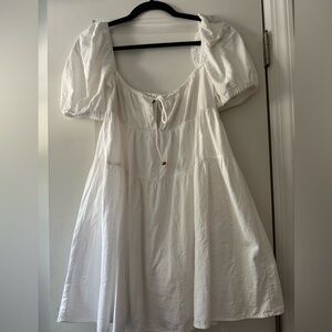 Zara Cream Textured Dress